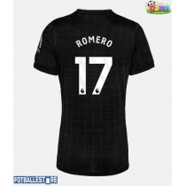 Tottenham Hotspur Cristian Romero #17 Bortedrakt Dame 2025-26 Kortermet